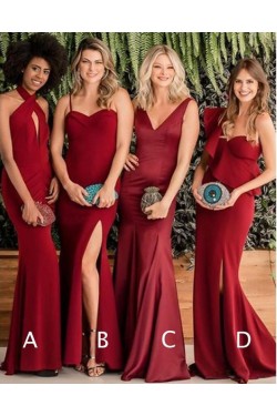 Mermaid Long Floor Length Bridesmaid Dresses 3010529