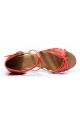Women's Kids' Dance Shoes Latin/Ballroom Satin Chunky Heel Red Dance Shoes D601016 Women's Kids' Dance Shoes Latin/Ballroom Satin Chunky Heel Red Dance Shoes D601016