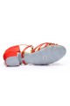 Women's Kids' Dance Shoes Latin/Ballroom Satin Chunky Heel Red Dance Shoes D601016 Women's Kids' Dance Shoes Latin/Ballroom Satin Chunky Heel Red Dance Shoes D601016