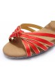 Women's Kids' Dance Shoes Latin/Ballroom Satin Chunky Heel Red Dance Shoes D601016 Women's Kids' Dance Shoes Latin/Ballroom Satin Chunky Heel Red Dance Shoes D601016