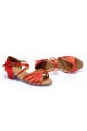 Women's Kids' Dance Shoes Latin/Ballroom Satin Chunky Heel Red Dance Shoes D601016 Women's Kids' Dance Shoes Latin/Ballroom Satin Chunky Heel Red Dance Shoes D601016