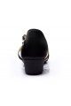 Women's Kids' Dance Shoes Latin/Ballroom Satin Chunky Heel Black Gold Dance Shoes D601020 Women's Kids' Dance Shoes Latin/Ballroom Satin Chunky Heel Black Gold Dance Shoes D601020