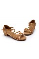 Women's Kids' Dance Shoes Latin/Ballroom Satin Chunky Heel Nude Dance Shoes D601023 Women's Kids' Dance Shoes Latin/Ballroom Satin Chunky Heel Nude Dance Shoes D601023
