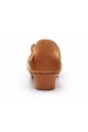 Women's Kids' Dance Shoes Latin/Ballroom Satin Chunky Heel Brown Dance Shoes D601024 Women's Kids' Dance Shoes Latin/Ballroom Satin Chunky Heel Brown Dance Shoes D601024
