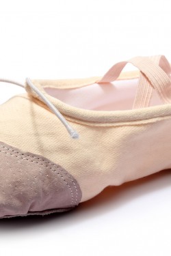 Women's Kids' Pink Canvas Dance Shoes Ballet/Latin/Yoga/Dance Sneakers Canvas Flat Heel D601041