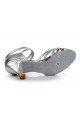Women's Silver Leatherette Heels Sandals Latin Salsa With Ankle Strap Dance Shoes Wedding Party Shoes D602016 Women's Silver Leatherette Heels Sandals Latin Salsa With Ankle Strap Dance Shoes Wedding Party Shoes D602016