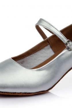 Women's Gold Leatherette Heels Latin Salsa With Ankle Strap Dance Shoes Wedding Party Shoes D602040