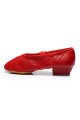 Women's Red Soft Leatherette Dance Shoes Ballet/Latin/Yoga/Dance Sneakers Flat Heel D604003