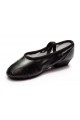Women's Black Soft Leatherette Dance Shoes Ballet/Latin/Yoga/Dance Sneakers Flat Heel D604005