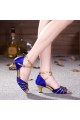 Women's Blue Gold  Heels Pumps Fashion Latin/Salsa/Ballroom Dance Shoes D801009