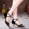 Women's Black Gold Heels Pumps Fashion Latin/Salsa/Ballroom Dance Shoes D801015