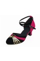 Women's Heels Pumps Modern With Buckle Latin/Ballroom/Salsa Dance Shoes Rose Red Black Gold D801019 Women's Heels Pumps Modern With Buckle Latin/Ballroom/Salsa Dance Shoes Rose Red Black Gold D801019