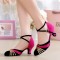 Women's Heels Pumps Modern With Buckle Latin/Ballroom/Salsa Dance Shoes Rose Red Black Gold D801019