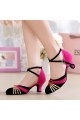 Women's Heels Pumps Modern With Buckle Latin/Ballroom/Salsa Dance Shoes Rose Red Black Gold D801019 Women's Heels Pumps Modern With Buckle Latin/Ballroom/Salsa Dance Shoes Rose Red Black Gold D801019