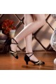 Women's Heels Pumps Modern With Buckle Latin/Ballroom/Salsa Dance Shoes Black Gold D801020