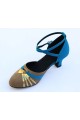 Women's Heels Pumps Modern With Buckle Latin/Ballroom/Salsa Blue Nude Gold Dance Shoes D801022 Women's Heels Pumps Modern With Buckle Latin/Ballroom/Salsa Blue Nude Gold Dance Shoes D801022