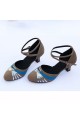 Women's Heels Pumps Modern With Buckle Latin/Ballroom/Salsa Blue Nude Silver Dance Shoes D801023 Women's Heels Pumps Modern With Buckle Latin/Ballroom/Salsa Blue Nude Silver Dance Shoes D801023