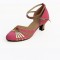 Women's Heels Pumps Modern With Buckle Latin/Ballroom/Salsa Pink Gold Dance Shoes D801025