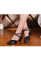 Women's Black Gold Leopard Heels Pumps With Buckle Latin Party Dance Shoes D801040 Women's Black Gold Leopard Heels Pumps With Buckle Latin Party Dance Shoes D801040