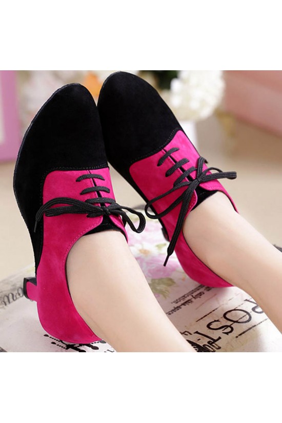 Women's Heels Lace-up Latin Modern Dance Shoes Rose Red Black Wedding Party Shoes D801051 Women's Heels Lace-up Latin Modern Dance Shoes Rose Red Black Wedding Party Shoes D801051