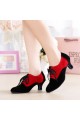Women's Heels Lace-up Latin Modern Dance Shoes Red Black Wedding Party Shoes D801053 Women's Heels Lace-up Latin Modern Dance Shoes Red Black Wedding Party Shoes D801053