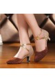 Women's Sparkling Glitter Heels With Buckle Latin/Salsa/Ballroom/Outdoor Dance Shoes D801074