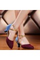 Women's Sparkling Glitter Heels With Buckle Latin/Salsa/Ballroom/Outdoor Dance Shoes D801075