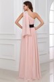 A-Line One-Shoulder Long Pink Beaded Chiffon Prom Evening Formal Party Dresses/Bridesmaid Dresses ED010001 A-Line One-Shoulder Long Pink Beaded Chiffon Prom Evening Formal Party Dresses/Bridesmaid Dresses ED010001
