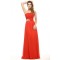 A-Line Strapless Long Beaded Chiffon Prom Evening Formal Party Dresses ED010010