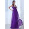 Long Purple Halter Beaded Chiffon Prom Evening Formal Party Dresses/Maternity Evening Dresses ED010012