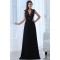 A-Line V-Neck Long Beaded Chiffon Prom Evening Formal Party Dresses ED010015