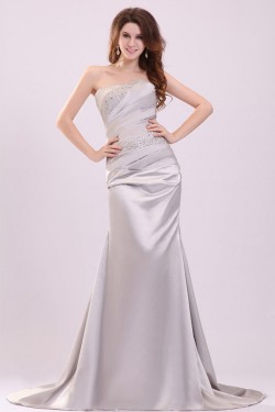 Trumpet/Mermaid Strapless Long Beaded Prom Evening Formal Party Dresses ED010017