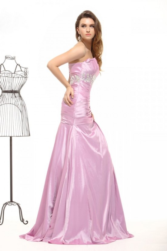A-Line Strapless Long Pink Prom Evening Formal Party Dresses ED010019 A-Line Strapless Long Pink Prom Evening Formal Party Dresses ED010019