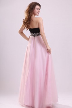 A-Line Sweetheart Long Beaded Chiffon Prom Evening Formal Party Dresses ED010020