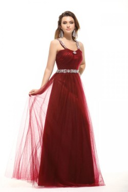 Sheath/Column Beaded Long Prom Evening Formal Party Dresses ED010022
