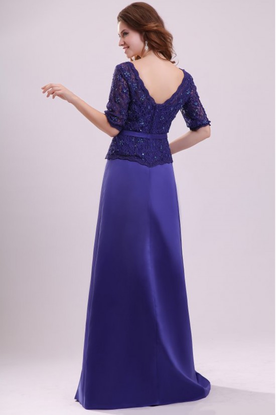 Half Sleeve Long Lace Prom Evening Formal Party Dresses/Mother Of The Bride Dresses ED010025 Half Sleeve Long Lace Prom Evening Formal Party Dresses/Mother Of The Bride Dresses ED010025
