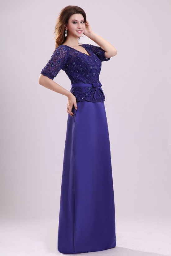 Half Sleeve Long Lace Prom Evening Formal Party Dresses/Mother Of The Bride Dresses ED010025 Half Sleeve Long Lace Prom Evening Formal Party Dresses/Mother Of The Bride Dresses ED010025