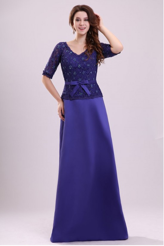 Half Sleeve Long Lace Prom Evening Formal Party Dresses/Mother Of The Bride Dresses ED010025 Half Sleeve Long Lace Prom Evening Formal Party Dresses/Mother Of The Bride Dresses ED010025