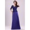 Half Sleeve Long Lace Prom Evening Formal Party Dresses/Mother Of The Bride Dresses ED010025