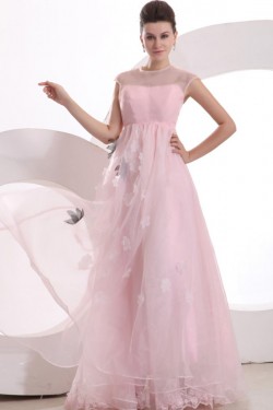 A-Line Long Pink Prom Evening Formal Party Dresses ED010034