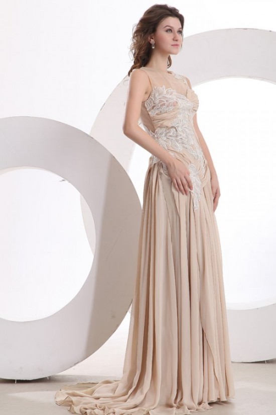 Sheath/Column Long Prom Evening Formal Party Dresses ED010038