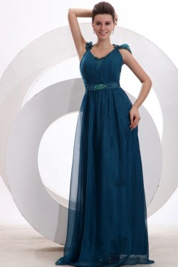 Sheath/Column Long Blue Prom Evening Formal Party Dresses ED010039