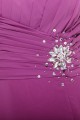 A-Line One-Shoulder Long Beaded Chiffon Prom Evening Formal Party Dresses ED010047