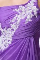 A-Line One-Shoulder Long Chiffon Prom Evening Formal Party Dresses ED010049