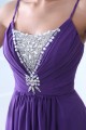 A-Line Spaghetti Strap Beaded Long Purple Prom Evening Formal Party Dresses ED010052