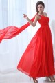 A-Line One-Shoulder Long Red Chiffon Prom Evening Formal Party Dresses ED010053 A-Line One-Shoulder Long Red Chiffon Prom Evening Formal Party Dresses ED010053