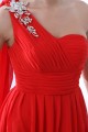 A-Line One-Shoulder Long Red Chiffon Prom Evening Formal Party Dresses ED010053 A-Line One-Shoulder Long Red Chiffon Prom Evening Formal Party Dresses ED010053