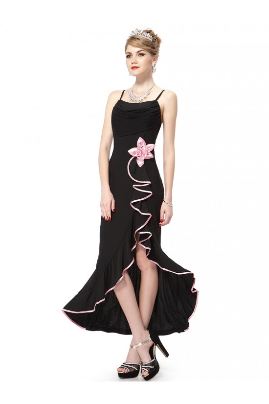 Long Black Spaghetti Strap Prom Evening Formal Party Dresses ED010056 Long Black Spaghetti Strap Prom Evening Formal Party Dresses ED010056