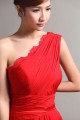Long Red One-Shoulder Chiffon Prom Evening Formal Party Dresses ED010064 Long Red One-Shoulder Chiffon Prom Evening Formal Party Dresses ED010064