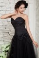 A-Line Sweetheart Long Black Prom Evening Formal Party Dresses ED010069